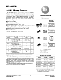Click here to download MC14020BD Datasheet