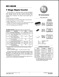 Click here to download MC14024BFEL Datasheet