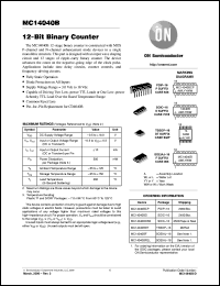 Click here to download MC14040BDR2 Datasheet