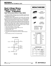 Click here to download MC74HC390DTR2 Datasheet