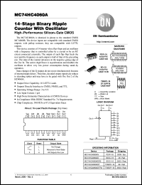 Click here to download MC74HC4060AFL1 Datasheet