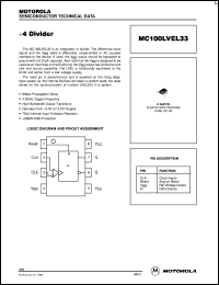 Click here to download MC100LVEL33DR2 Datasheet