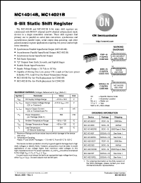 Click here to download MC14021BCP Datasheet