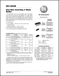 Click here to download MC14503BF Datasheet