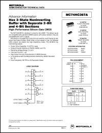 Click here to download MC74HC367 Datasheet