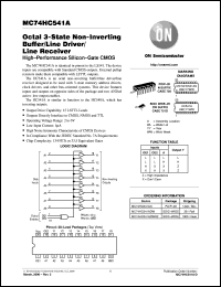 Click here to download MC74HC541AF Datasheet