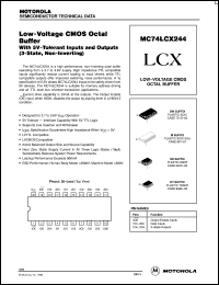 Click here to download MC74LCX244DTEL Datasheet