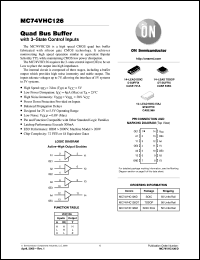 Click here to download MC74VHC126DT Datasheet