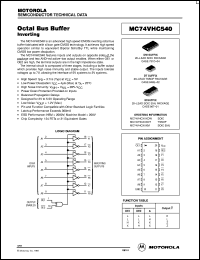 Click here to download MC74VHC540DT Datasheet