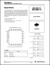 Click here to download MC100E112FNR2 Datasheet