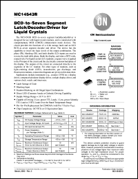 Click here to download MC14543BFEL Datasheet