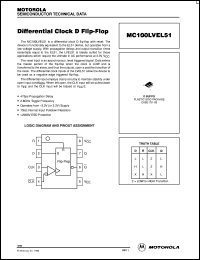 Click here to download MC100LVEL51DR2 Datasheet