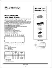 Click here to download MC74AC377MEL Datasheet