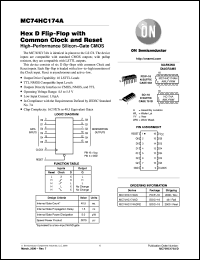 Click here to download MC74HC174AFL2 Datasheet
