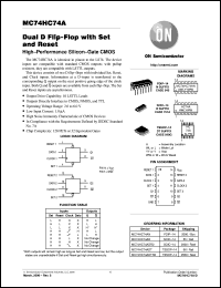 Click here to download MC74HC74 Datasheet