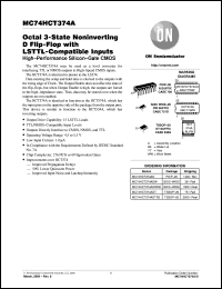 Click here to download MC74HCT374AF Datasheet