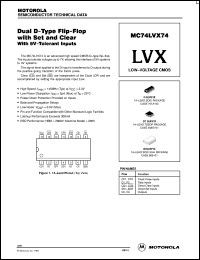 Click here to download MC74LVX74DR2 Datasheet