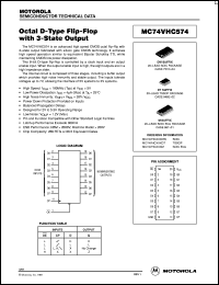 Click here to download MC74VHC574DT Datasheet