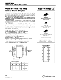 Click here to download MC74VHCT574AMEL Datasheet