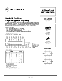 Click here to download MC74AC109MR2 Datasheet