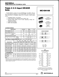 Click here to download MC10H105FN Datasheet