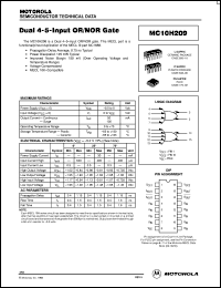 Click here to download MC10H209FNR2 Datasheet