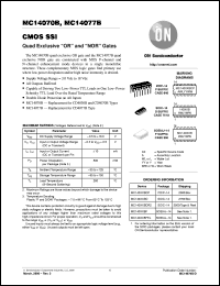 Click here to download MC14070BFEL Datasheet