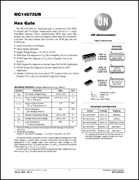 Click here to download MC14572UBCP Datasheet