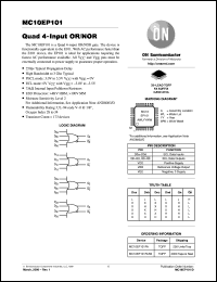 Click here to download MC10EP101FA Datasheet