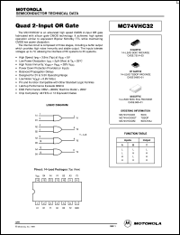 Click here to download MC74VHC32 Datasheet