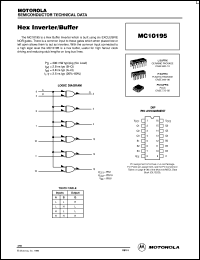 Click here to download MC10195L Datasheet