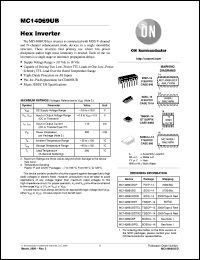 Click here to download MC14069UBCP Datasheet