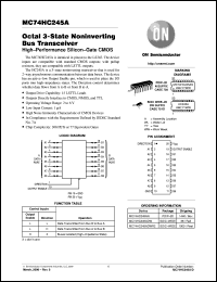 Click here to download MC74HC245AFR2 Datasheet