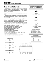 Click here to download MC74VHCT14 Datasheet