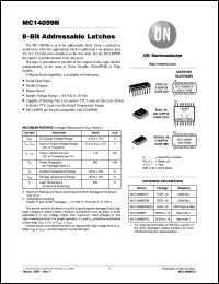 Click here to download MC14099BFEL Datasheet
