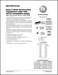 Click here to download MC74HCT373ADTR2 Datasheet