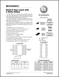 Click here to download MC74VHC573DW Datasheet