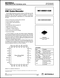 Click here to download MC100SX1230FN Datasheet