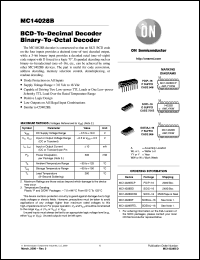 Click here to download MC14028BF Datasheet