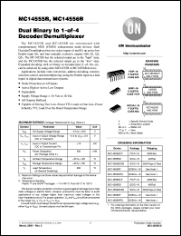 Click here to download MC14555BFEL Datasheet