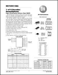 Click here to download MC74HC138AFL1 Datasheet