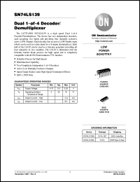 Click here to download SN74LS139ML1 Datasheet
