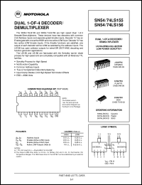 Click here to download SN74LS156DR2 Datasheet
