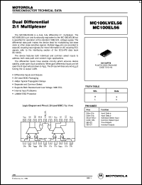 Click here to download MC100LVEL56 Datasheet