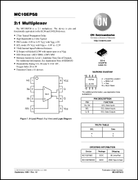 Click here to download MC10EP58 Datasheet