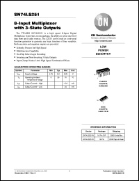 Click here to download SN74LS251MEL Datasheet