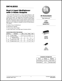 Click here to download SN74LS253MEL Datasheet