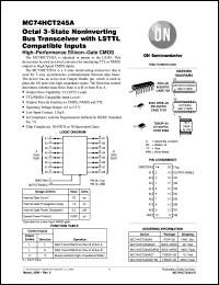 Click here to download MC74HCT245ADW Datasheet