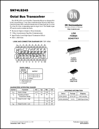 Click here to download SN74LS245DWR2 Datasheet