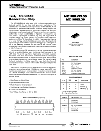 Click here to download MC100LVEL39DW Datasheet